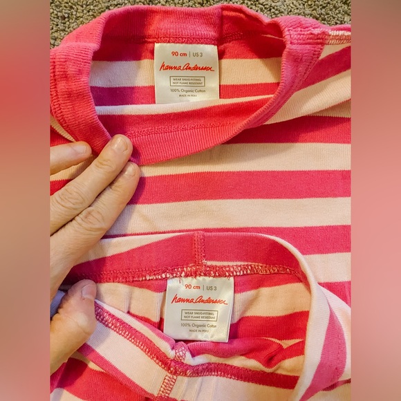 Hanna Andersson pink pajamas set - Picture 2 of 2